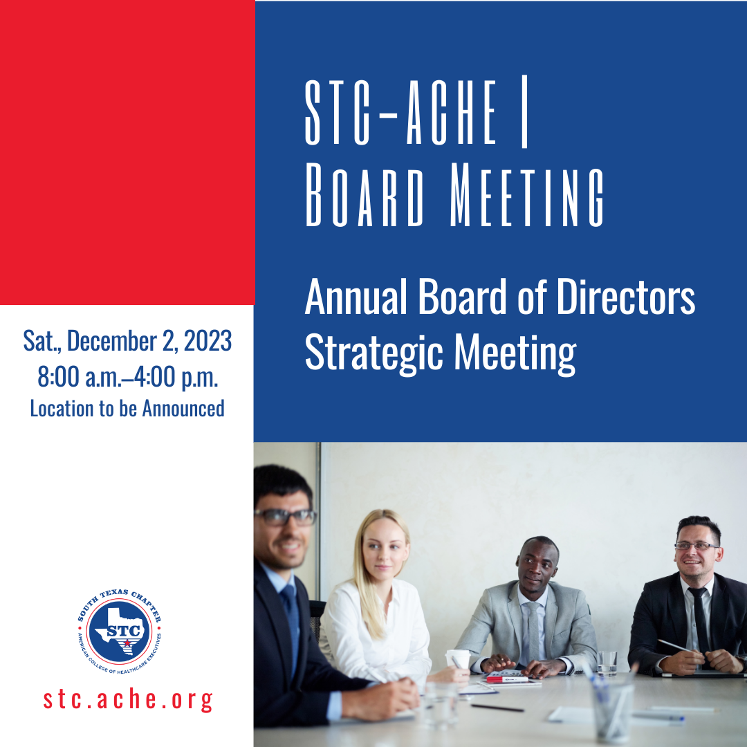 STC-ACHE Board Meeting