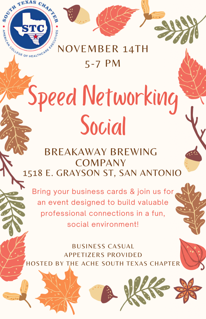 ACHE Speed Networking Event 14NOV24